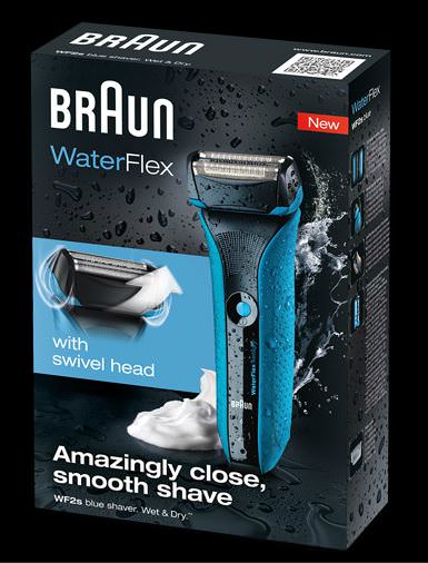 Braun Waterflex Blue box