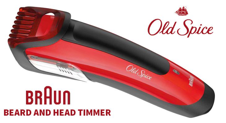 old spice beard and head trimmer