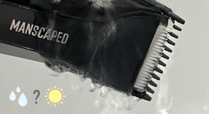 Manscaped wet or dry